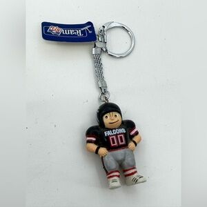 New Player Keychain Lil’ Sports Brat 1987 Official Team NFL Atlanta Falcons